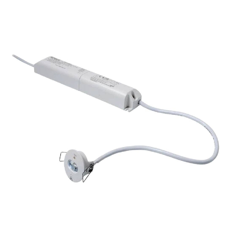 Robus Desmond 1.5W Non-Maintained 40mm Emergency LED Downlight LifePO4 Battery Corridor White - RDD1P5LC-01, Image 1 of 1