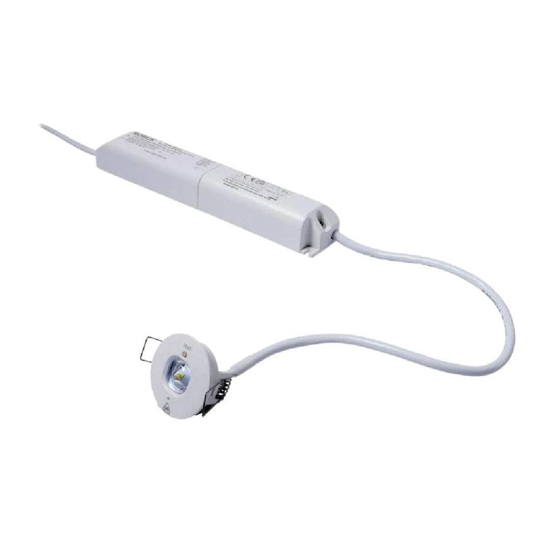 Robus Desmond 1.5W Non-Maintained 40mm Emergency LED Downlight LifePO4 Battery Open White - RDD1P5LO-01, Image 1 of 1