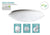 Megaman Renzo Xchange 10W Colour Selectable Bulkhead, White