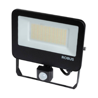 Robus Selest  30W Floodlight with PIR IP65 CCT3 C/W 1m Flex Black - RST30CCT3P-04