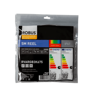 Robus Vegas 14W/m 5m LED Striplight IP67, RGB / 3000K - RVARGB3K675