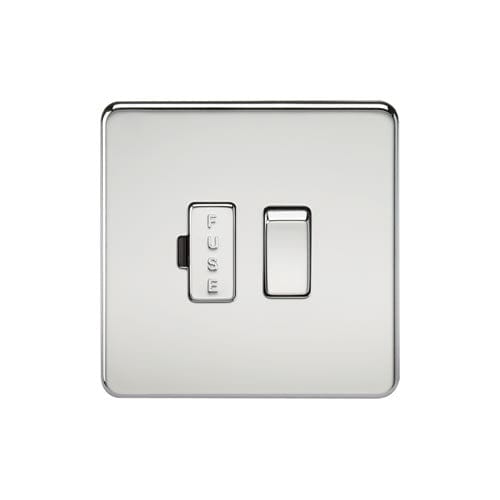 Knightsbridge Screwless 13A Switched Fused Spur Unit - Polished Chrome - SF6300PC, Image 1 of 1