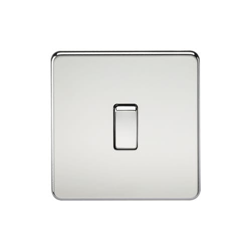 Knightsbridge Screwless 20A 1G DP Switch - Polished Chrome - SF8341PC, Image 1 of 1