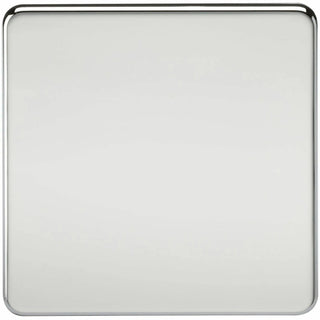 Knightsbridge Screwless 1G Blanking Plate - Polished Chrome - SF8350PC