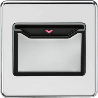 Knightsbridge 32A 1G Key Card Switch - polished chrome - SFCARDPC
