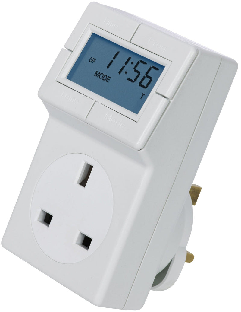 Timeguard Electronic Plug In Thermostat With 24 Hour Time Control - TRT05, Image 1 of 2