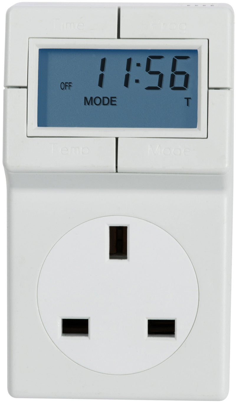 Timeguard Electronic Plug In Thermostat With 24 Hour Time Control - TRT05, Image 2 of 2
