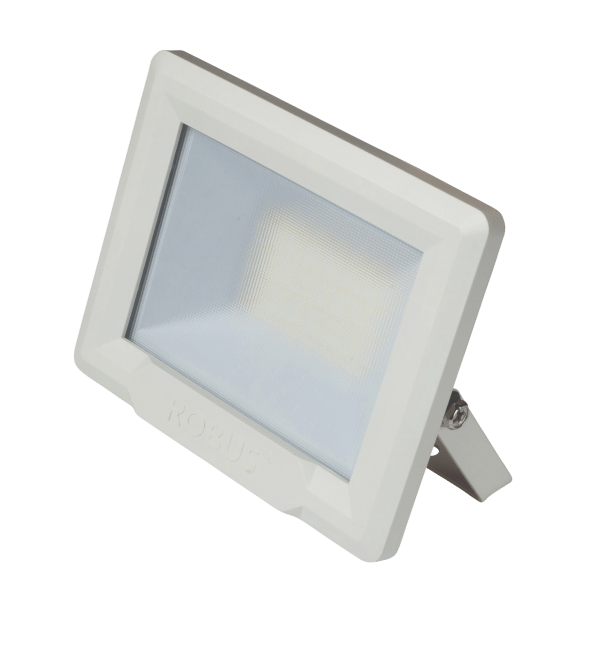 Robus HiLume 50W LED flood light, IP65, White, 4000K, c/w 1m flex - RHL5040-01, Image 1 of 1
