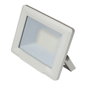 Robus HiLume 100W LED flood light, IP65, White, 4000K, c/w 1m flex - RHL10040-01