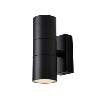 Forum Leto Wall GU10 Up/Downlight IP65 - Black - ZN-20941-BLK