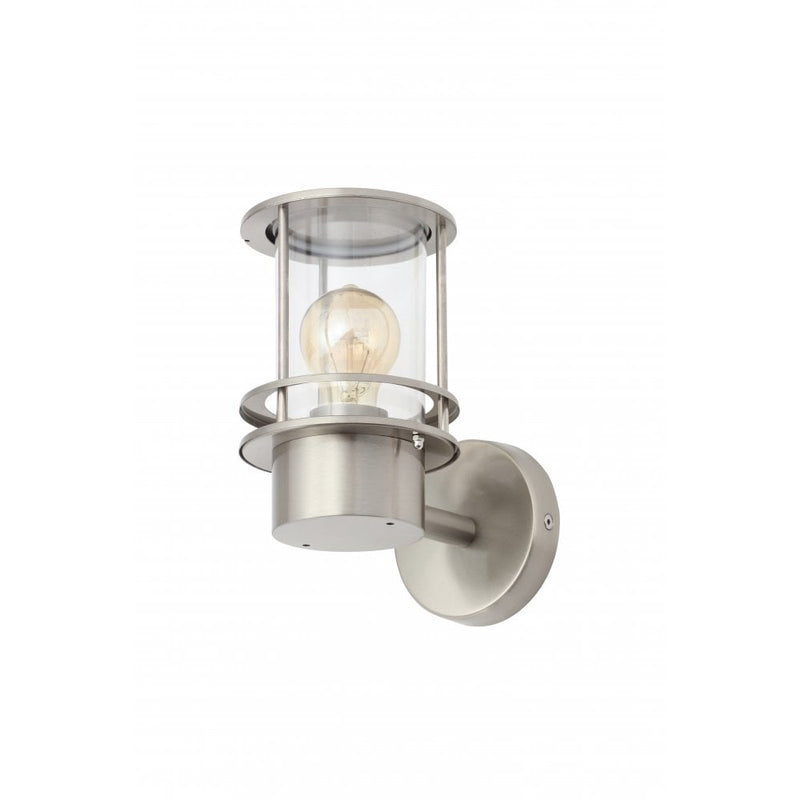Forum Leonis Miners Style Wall Lantern - Stainless Steel - ZN-34002-SST, Image 1 of 1