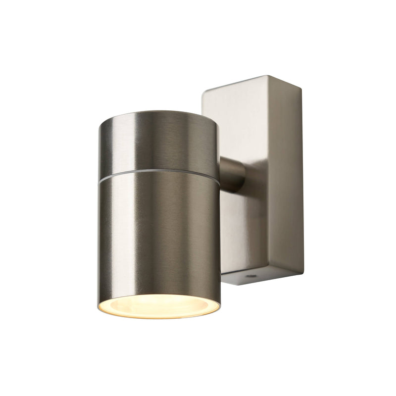 Forum Leto Fixed Wall GU10 Downlight IP44 - Stainless Steel - ZN-37940-SST, Image 2 of 7