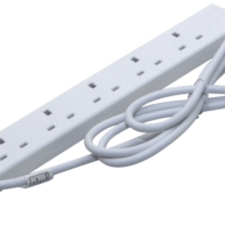 Deta 6 Gang 13A Extension Lead 2m - B6W2MP