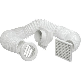 Manrose VSF100T Intervent 4inch. In-Line Shower Fan Timer Model - Return Unit