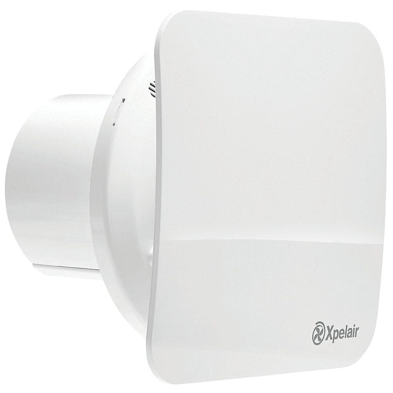 Xpelair C4TSR 7W 4"/100mm Bathroom Extractor Fan Combined With Square / Round Baffle-Front With Timer - 078346 - Return Unit, Image 1 of 6