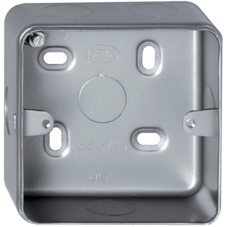 Deta Metal Clad 1/2 Gang Surface Grid Box 42mm - M1228