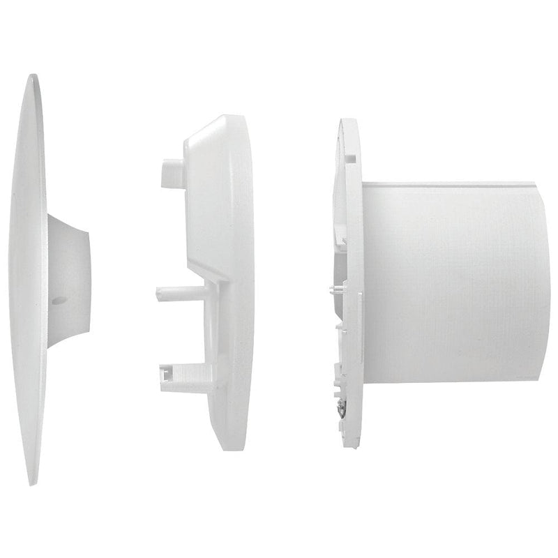 Xpelair C4SR 7W 4"/100mm Bathroom Extractor Fan Combined With Square / Round Baffle-Front - 078339 - Return Unit, Image 4 of 6