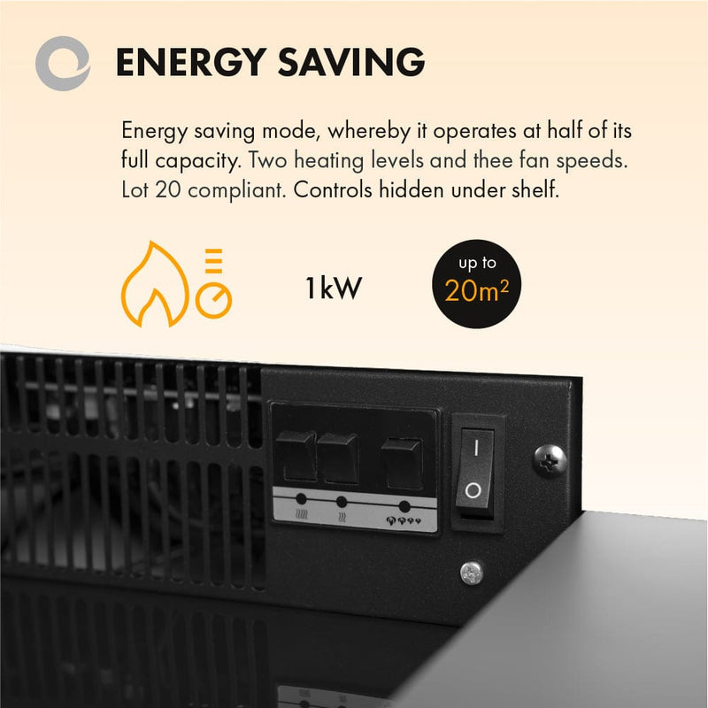 Devola Dorking 2kW Electric Fireplace Suite – DVWF202GW - Return Unit, Image 8 of 10