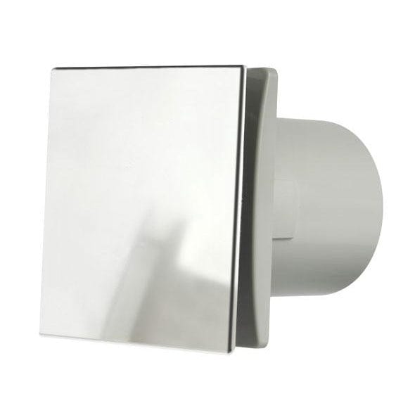 Manrose DECO100HC 100mm (4inch.) Bathroom Extractror Fan with Humidity Fan & Aluminium Front Cover - Return Unit, Image 1 of 1