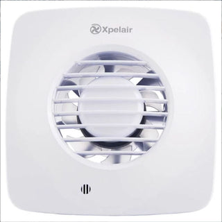 Xpelair DX100HTS Square Humidistat Timer Extractor Fan with Wall Kit - 93028AW - Return Unit