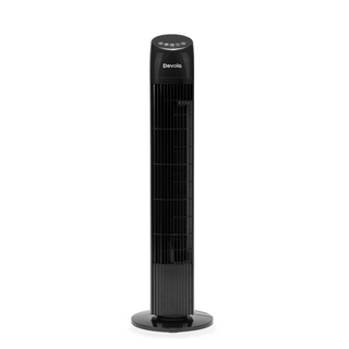 Devola 45W 3 Speed 33-inch Tower Fan With Remote - Black/White - DV33TFBW - Return Unit