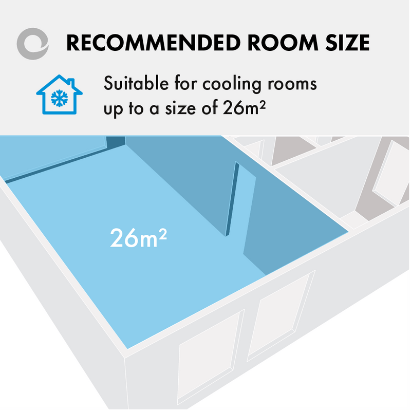 Midea Comfee 9000 BTU WiFi Compatible Portable Air Conditioner - White - MPPFA-09CRN7 - Return Unit, Image 8 of 9