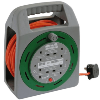 Deta 4 Gang 10A Cassette Reel with Thermal Cutout 20m - CT2010