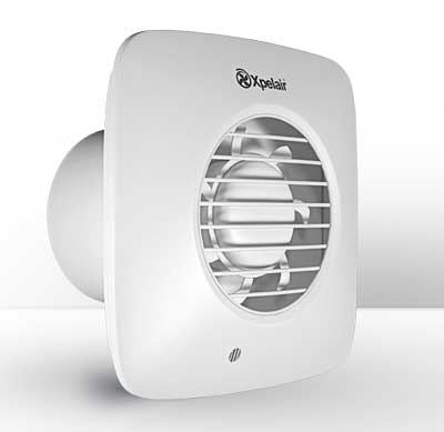 Xpelair DX100PIRS Square PIR Control Extractor Fan with Wall Kit - 93030AW - Return Unit, Image 1 of 1