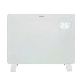 Devola Designer 1.5kW Smart Glass Panel Heater with Timer White - DVPW1500WH - Return Unit