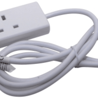 Deta 2 Gang 13A Extension Lead 2m - B2W2MP