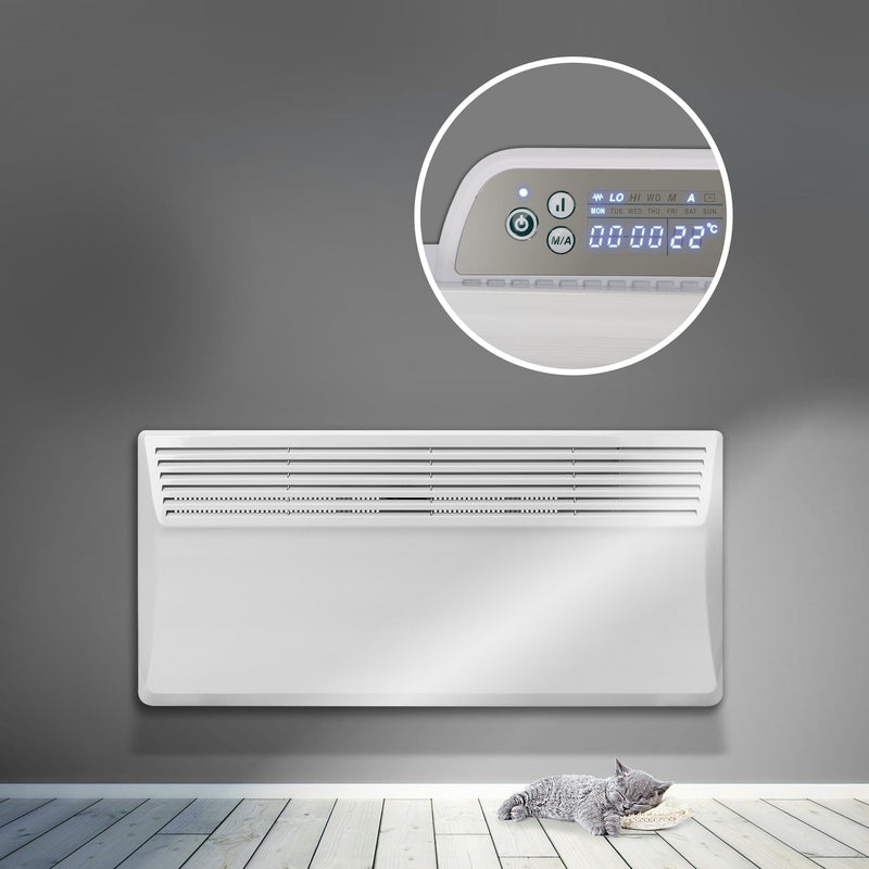 Devola Eco Contour 2kw Panel Heater With 24hr/7 Day Timer - DVS2000W - Return Unit, Image 7 of 7