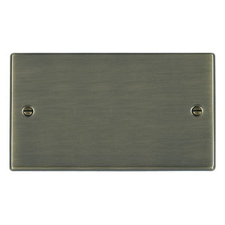 Hamilton Hartland 2 Gang Blank Plate - Antique Brass   - 79BPD