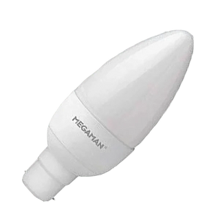 Megaman 5.5W Dimmable LED Candle B22, 4000K - 142558