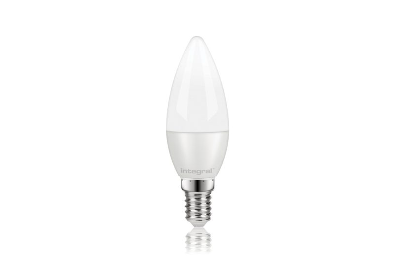 Integral 5.6W LED SES/E14 Candle Cool White 240 Dimmable Frosted - ILCANDE14DF026, Image 1 of 1