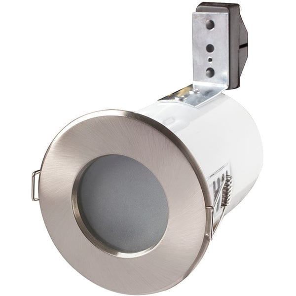 Robus Fixed Fire Rated IP65 Non-Integrated Downlight Brushed Chrome - RFS10165GZ-13, Image 1 of 1