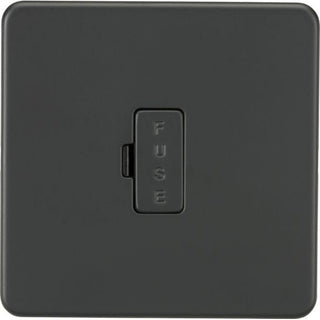 Knightsbridge Screwless 13A Fused Spur Unit - Anthracite - SF6000AT