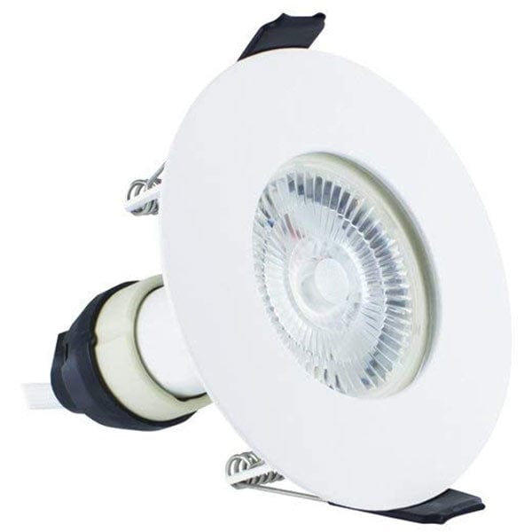 Integral Evofire Fire Rated Downlight 70Mm Cutout Ip65 White Round +Gu10 Holder - ILDLFR70D001, Image 1 of 1