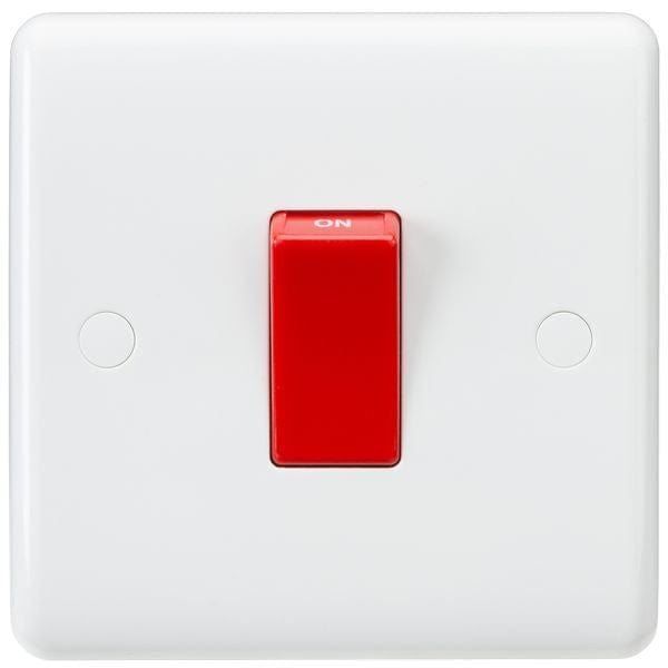 MLA Knightsbridge Curved Edge 45A DP Switch (Small) - CU8331, Image 1 of 1