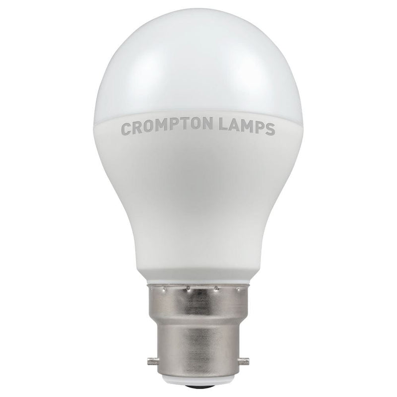 Crompton LED GLS BC B22 Thermal Plastic Dusk till Dawn 9.5W - Warm White, Image 1 of 1