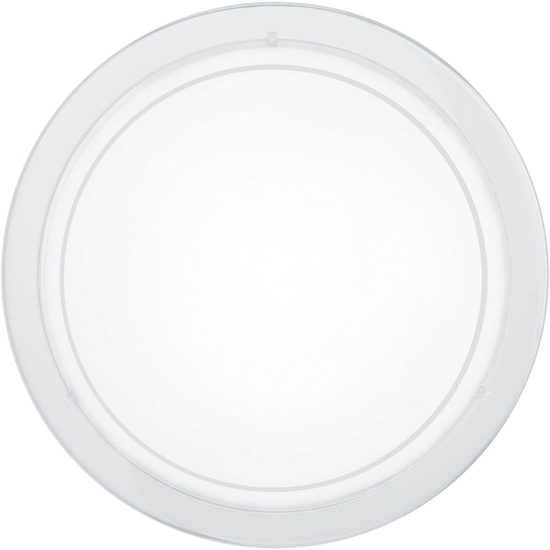 EGLO ES/E27 Round Wall/Ceiling Light With White Plastic Diffuser - 83153, Image 1 of 1