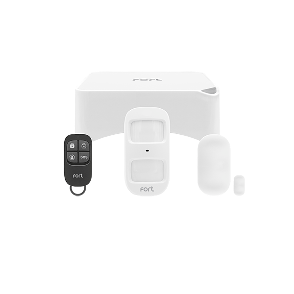 ESP Fort Smart Home Alarm Kit W/ Smart Hub, Pet PIR Sensor, Contact Se ledbulbs.co.uk