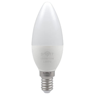 Crompton LED Smart Candle 5W Dimmable 3000K SES-E14 - CROM12356