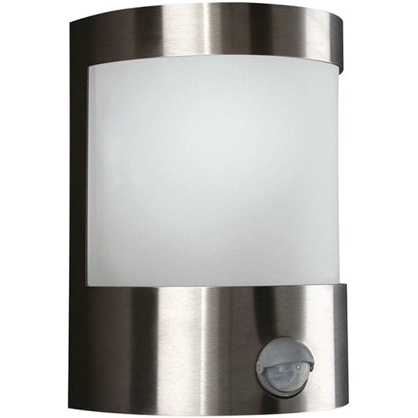 Philips Massive Vilnius Outdoor Wall Lantern with PIR Stainless Steel - 170244710, Image 1 of 1