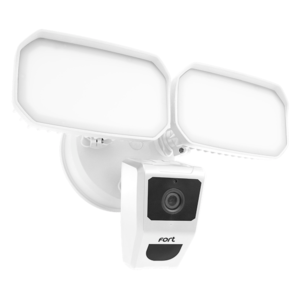ESP Fort Wi-Fi Security Camera With Twin Flood Lights White - ECSPCAMFLW, Image 1 of 1