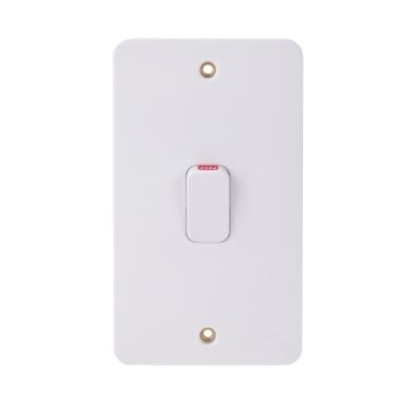 Schneider LWM 2G 50A Double Pole Switch with LED Indic. White - GGBL4021, Image 1 of 3