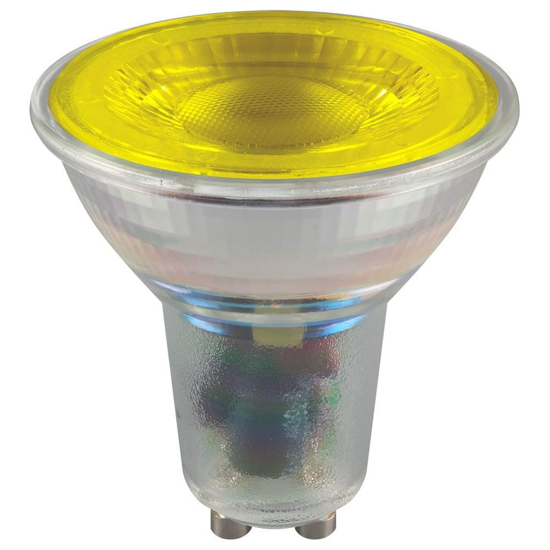 Crompton LED Coloured GU10 4.5w - Yellow, Image 1 of 1