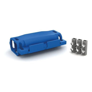 Wiska Shark Insulating Connector Joint 13A 3 Core Blue - SH0310W