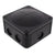 Wiska COMBI 607/Empty Junction box, Black - 10060648