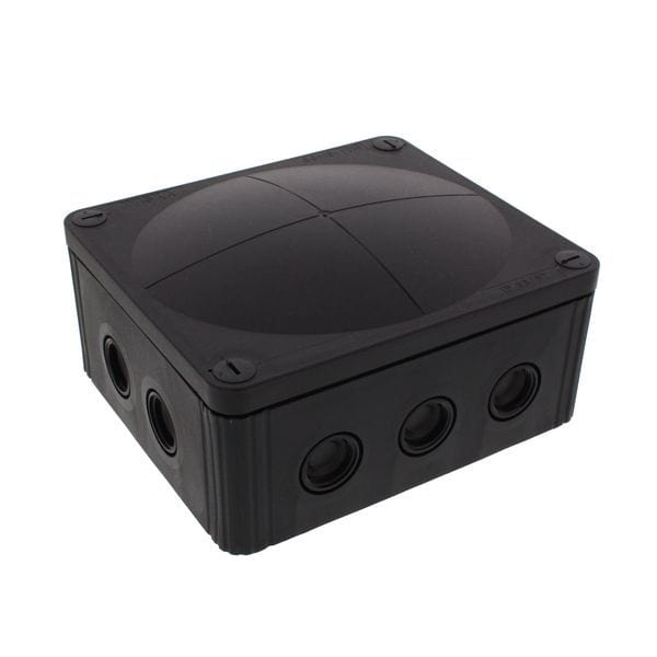 Wiska COMBI 1210/Empty Junction box Black - 10101460, Image 1 of 1