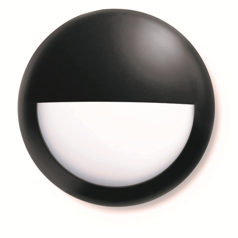 Jcc Round Led Light JCC RadiaLED Rapid 12W/16W/24W Rim Black Eyelid - JC070202 – ledbulbs.co.uk